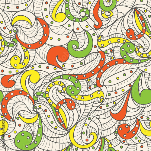 seamless multicolor abstract pattern