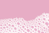 ピンクの泡の素材