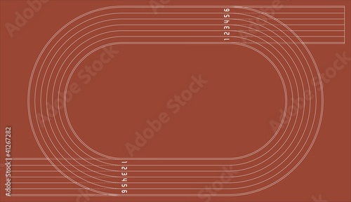 Running way Racetrack for design work