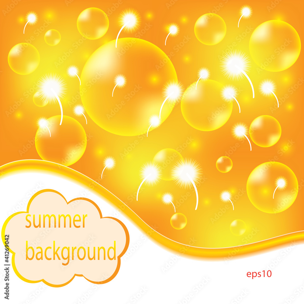 Abstract summer design background