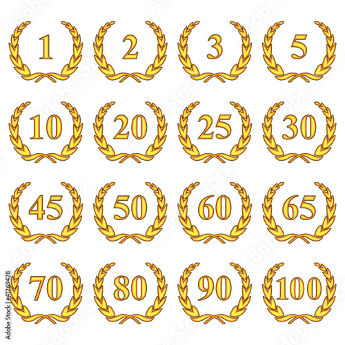 Jubiläumskränze - Set