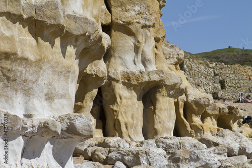 Fotografie cliff face burton bradstock dorset