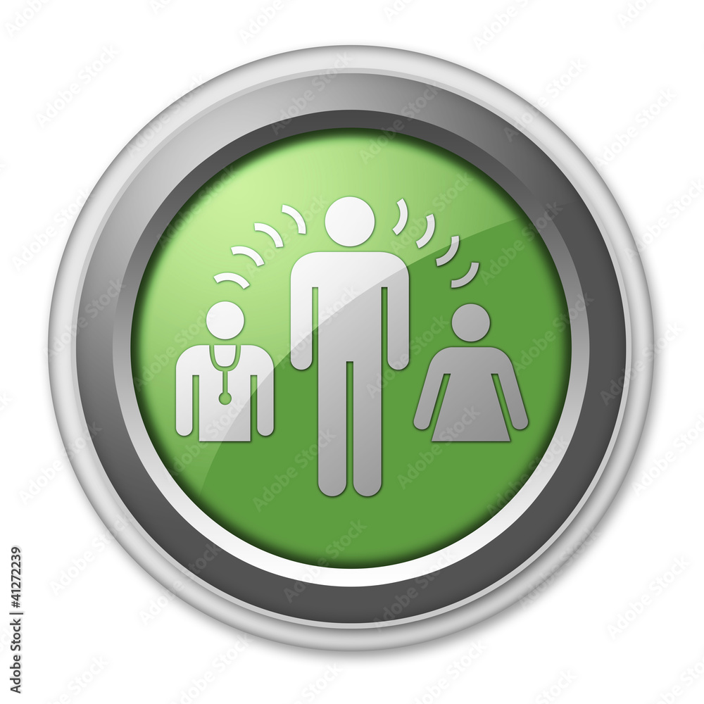 Green 3D Style Button Green 3D Style Button