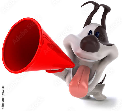 Fototapeta Naklejka Na Ścianę i Meble -  Fun dog