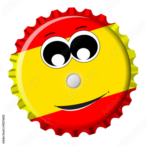 Spanien Kronkorken Smiley