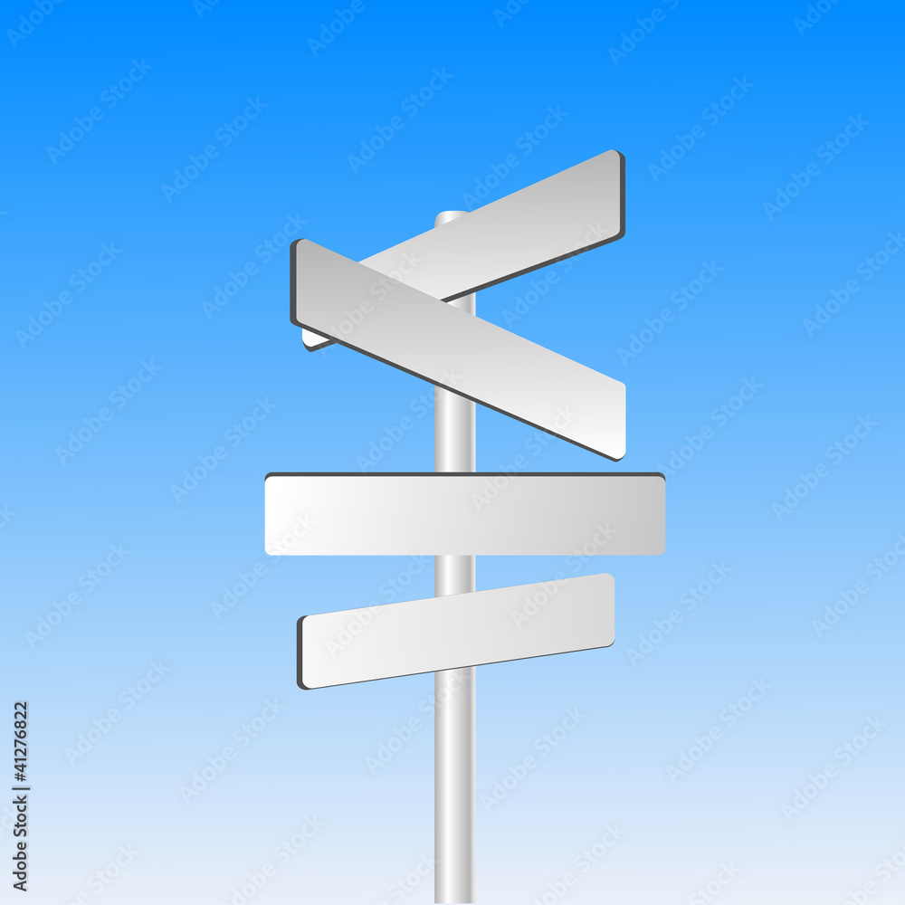 Directional sign Directional sign