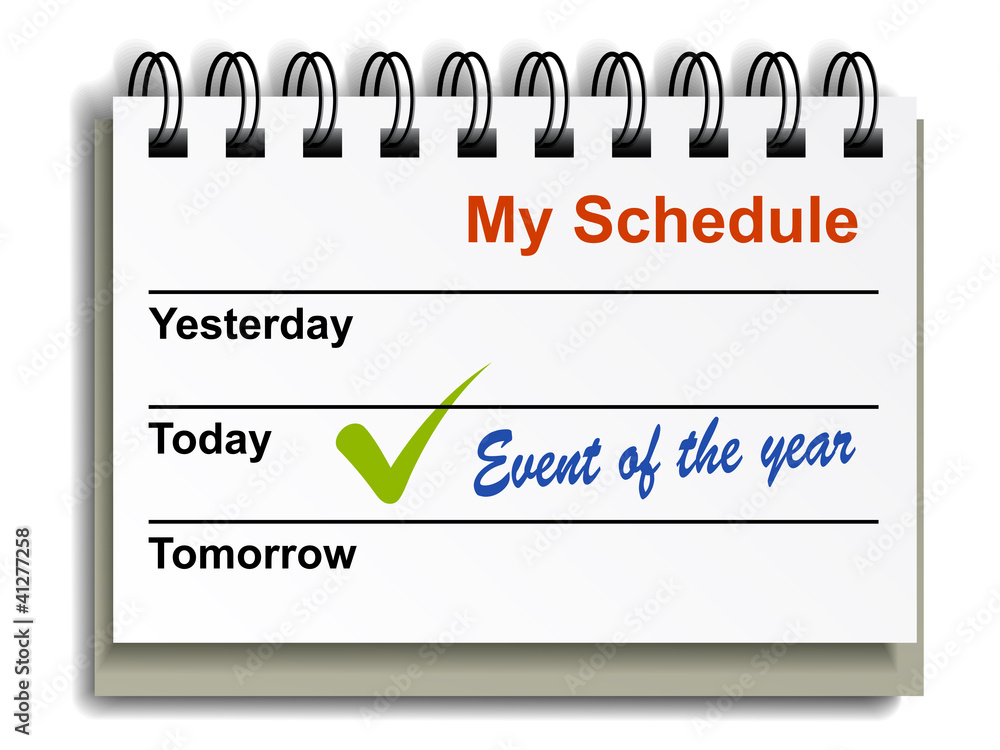 Fototapeta premium vector tear-off day calendar