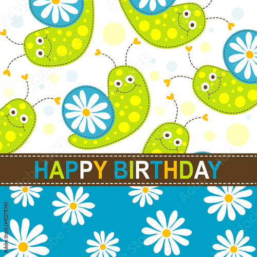 Template greeting card, vector