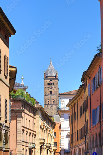 Alleyway. Bologna. Emilia-Romagna. Italy.