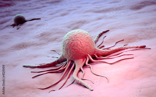 Cancer cell scientific illustration photo