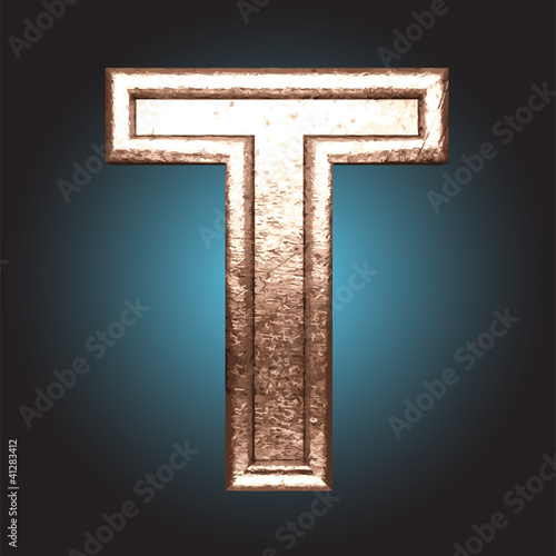 vector Copper figure
