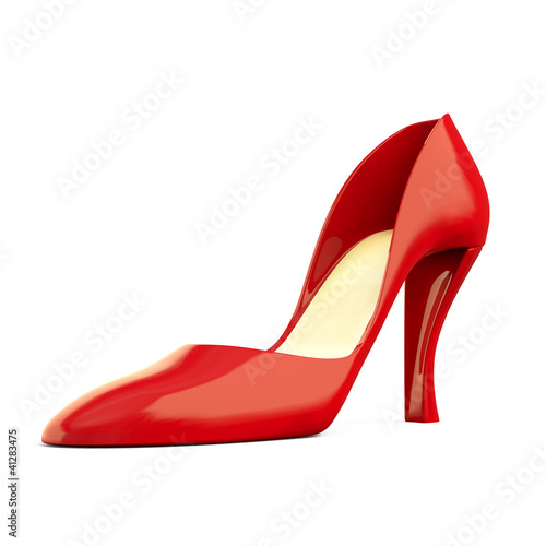 Roter Schuh Illustration