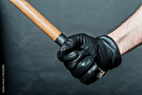 fist with stick