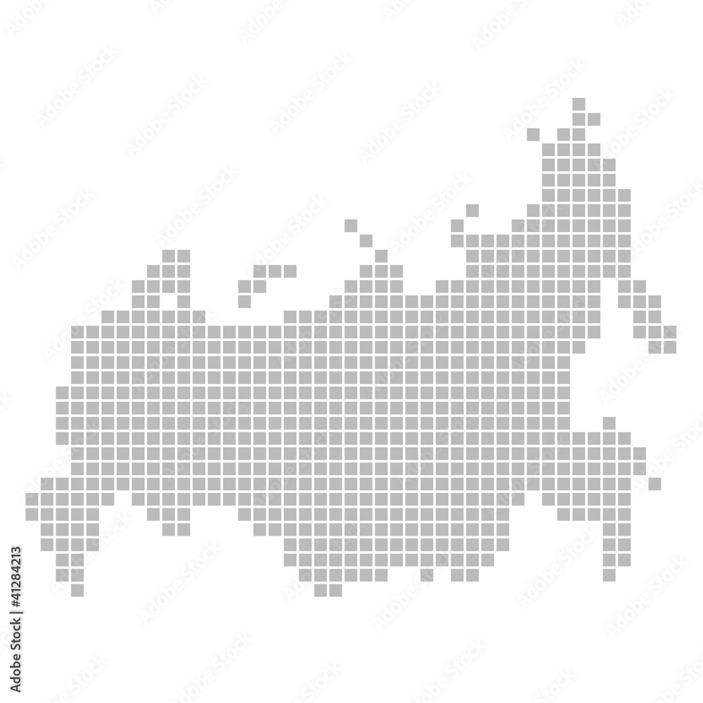 Pixelkarte - Russland