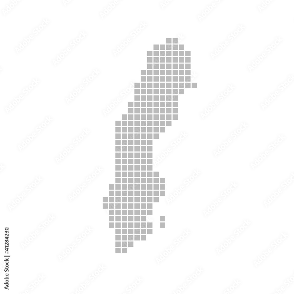 Pixelkarte - Schweden