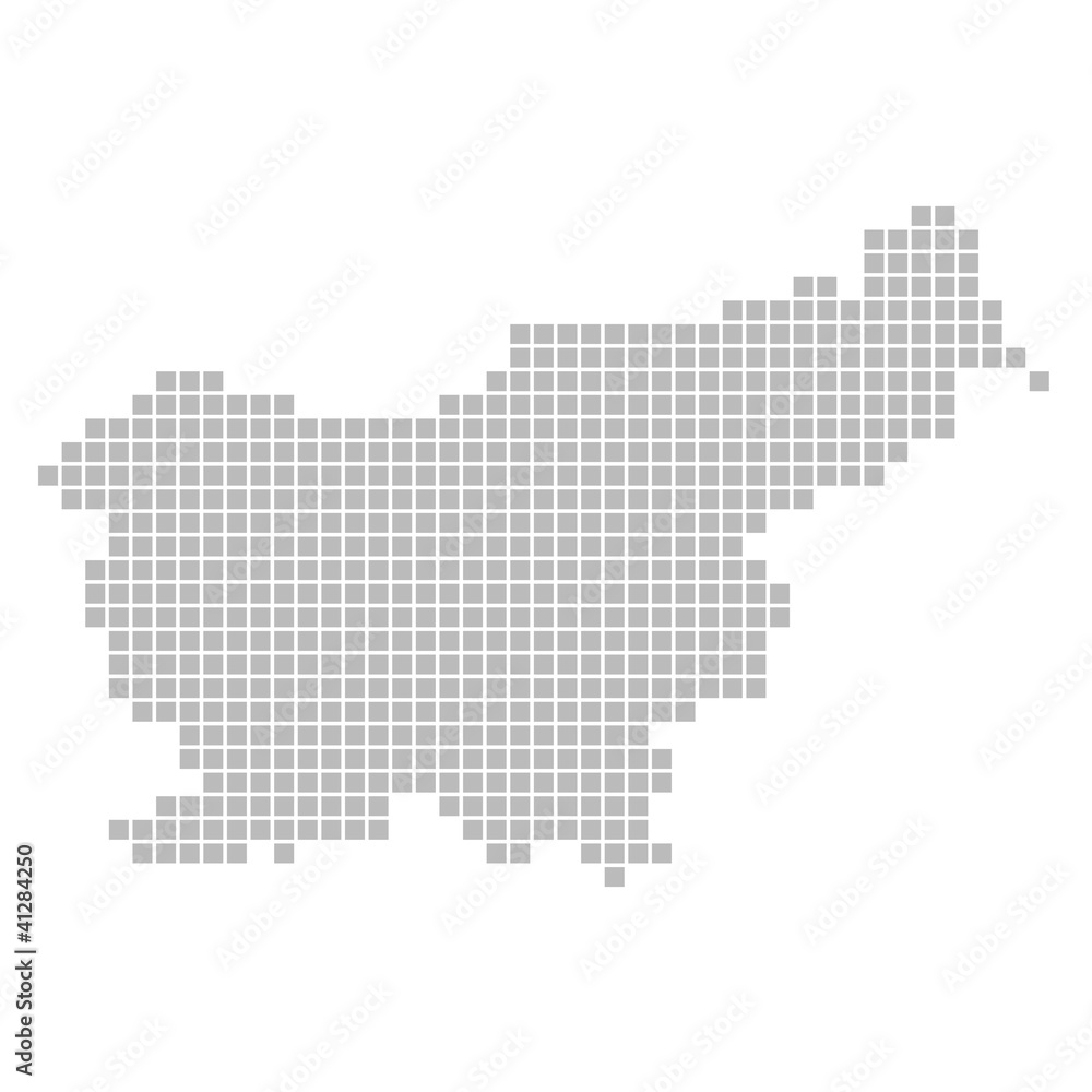 Pixelkarte - Slowenien