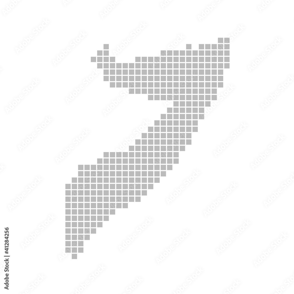 Pixelkarte - Somalia