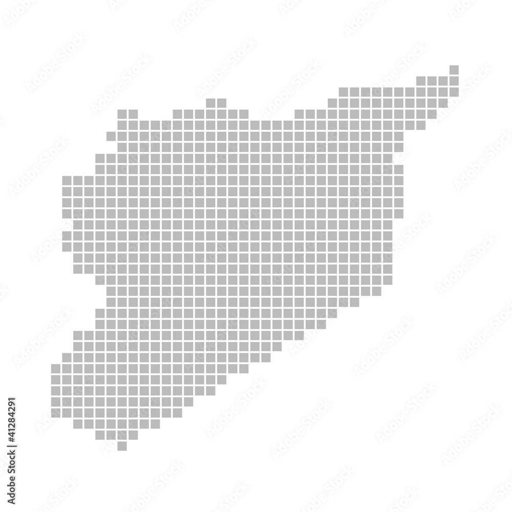 Pixelkarte - Syrien