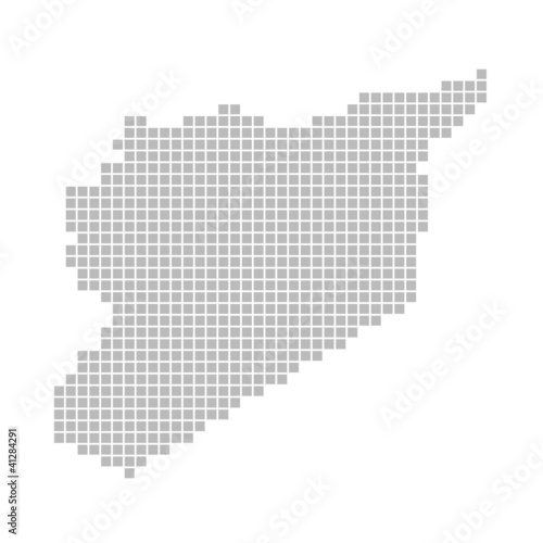 Pixelkarte - Syrien