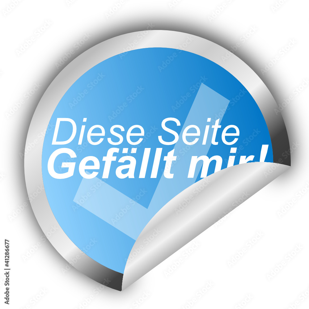 Sticker- Diese Seite Gefällt Mir! Sticker- Diese Seite Gefällt Mir!