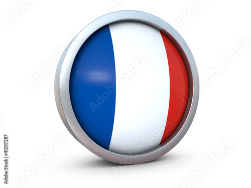 Free Download France flag icon 3d render - GFXLoad