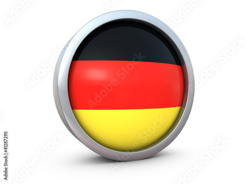 Germany icon flag 3d render