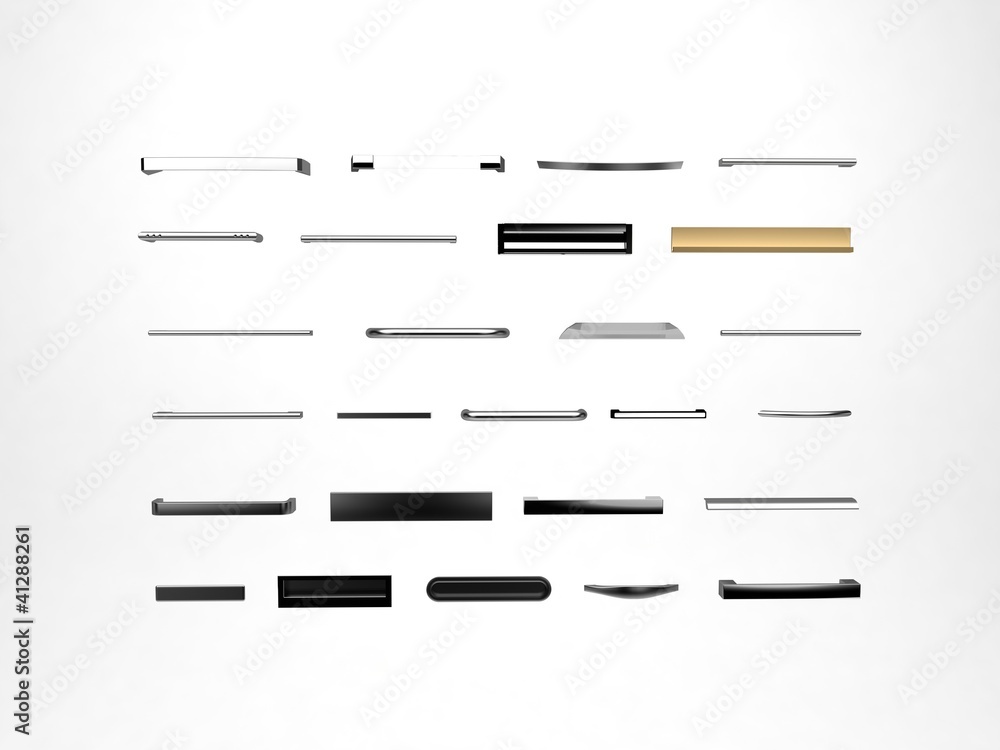 maniglie, profili metallici maniglie, profili metallici