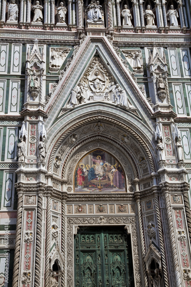 the door of the cathedral