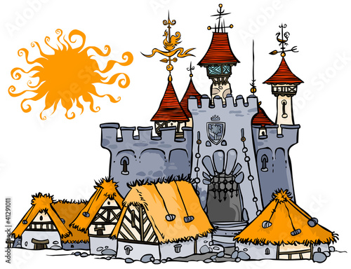 Castle illustration.