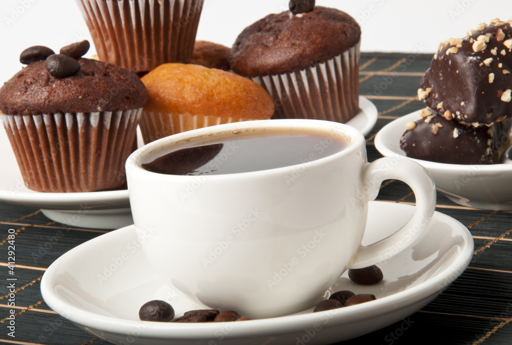 cup of coffee and chocolate cake cup of coffee and chocolate cake