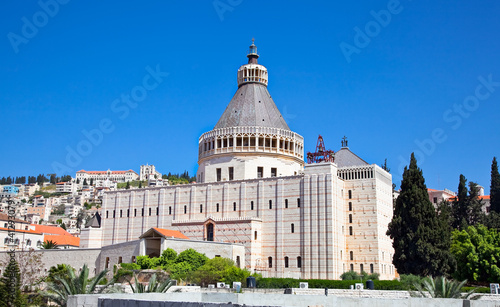 Basilica of the Annunciation, Nazareth, Israel photo