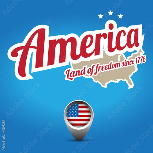 America - Land of freedom since 1776