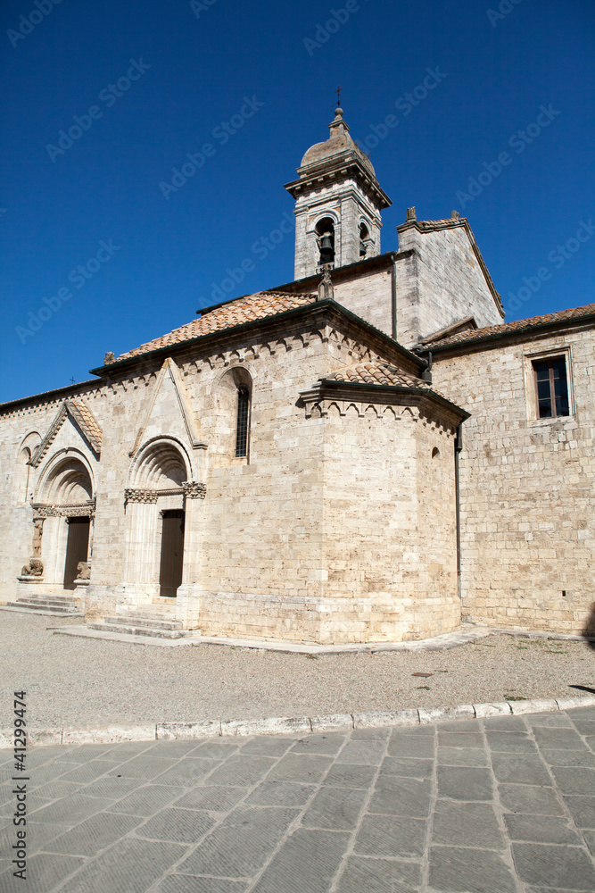 Church La Collegiata di San Quirico D'Orcia,Tuscany