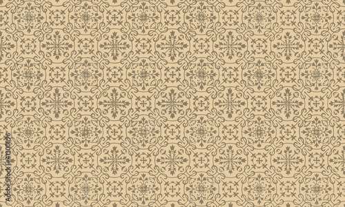 The pattern on antique paper
