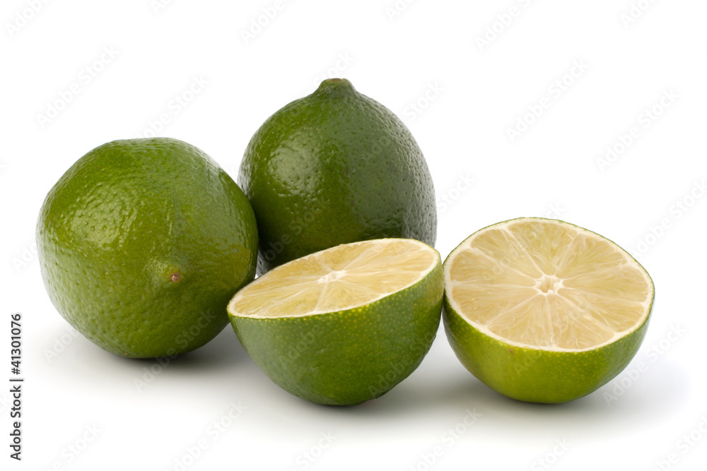 lime isolated on white background lime isolated on white background