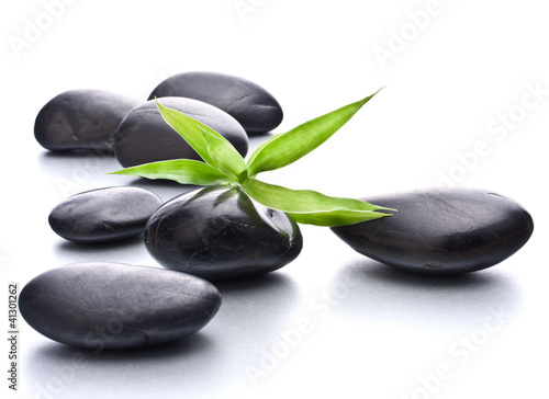 Zen pebbles. Stone spa and healthcare concept.