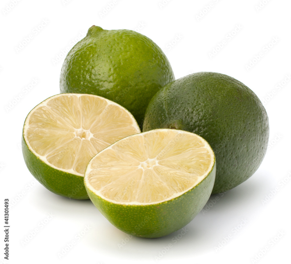 lime isolated on white background lime isolated on white background