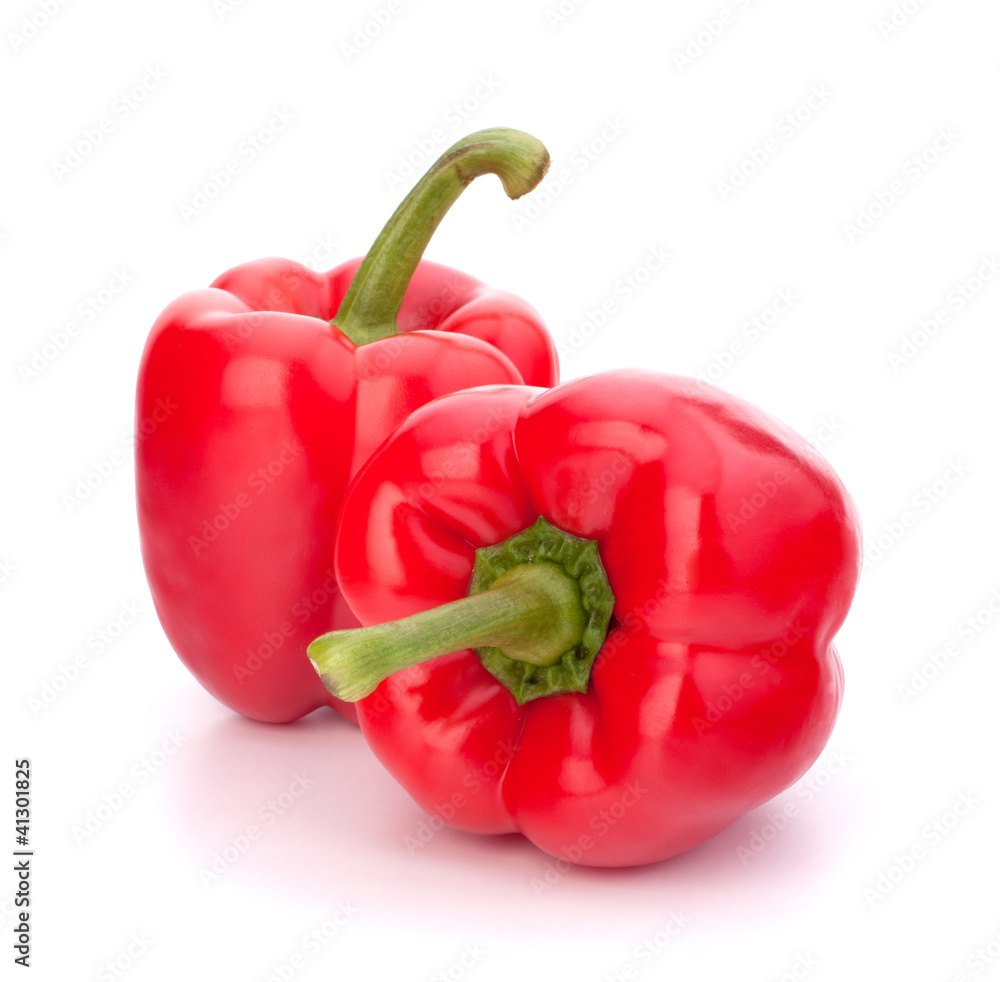 red pepper isolated on white background red pepper isolated on white background