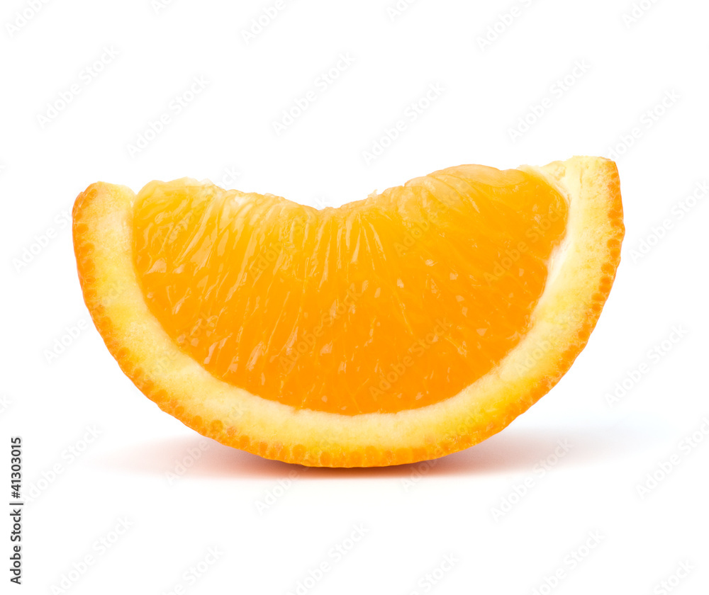 Sliced orange fruit segment Sliced orange fruit segment