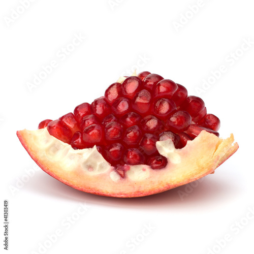 Ripe pomegranate piece