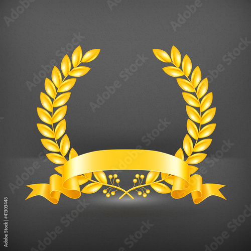 Gold Wreath, vector