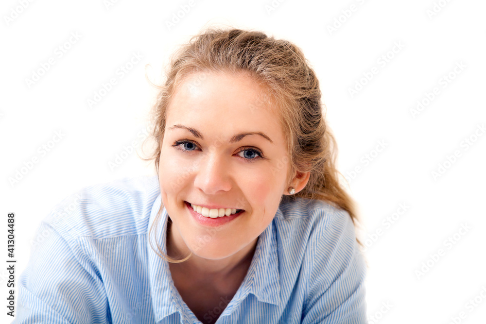 Portrait of a beautiful smiling young woman Portrait of a beautiful smiling young woman