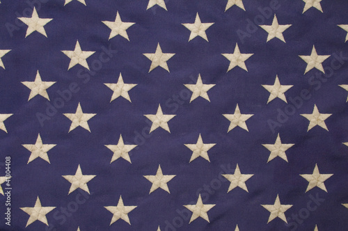 White stars on a field of blue representing the union on the Ame