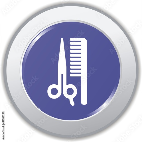 bouton coiffeur