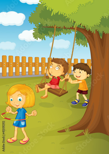 In the park