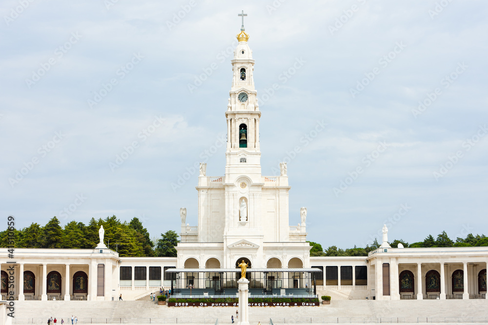 Obraz premium Sanctuary of Our Lady of Fatima, Fatima, Estremadura, Portugal