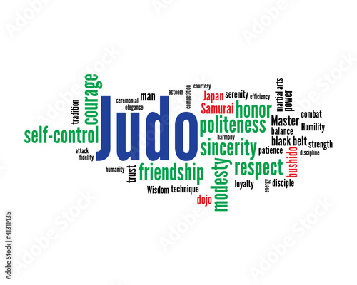 WEB ART DESIGN TAG CLOUD JUDO MARTIAL ARTS  002