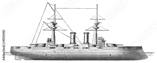 Japanese battleship Kashima, 1905