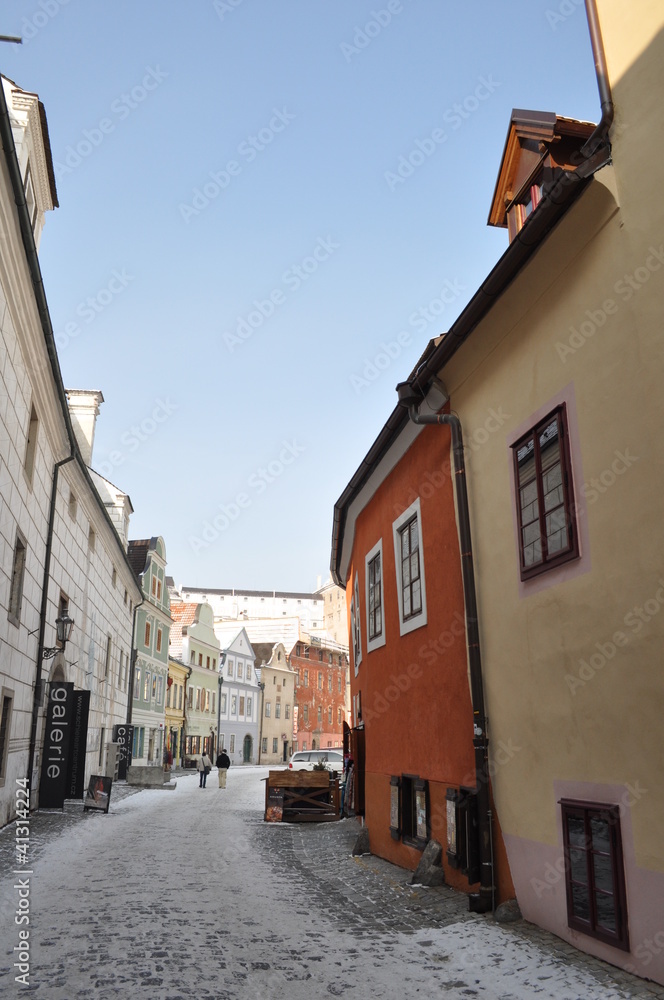 European narrow street