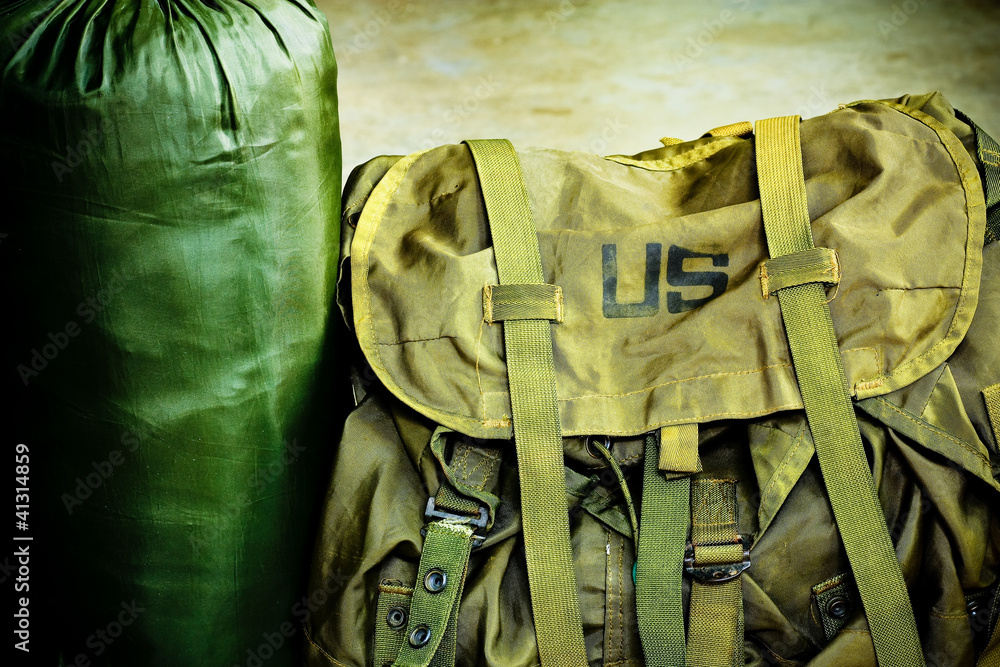 Army bag soldier Stock Photo Adobe Stock